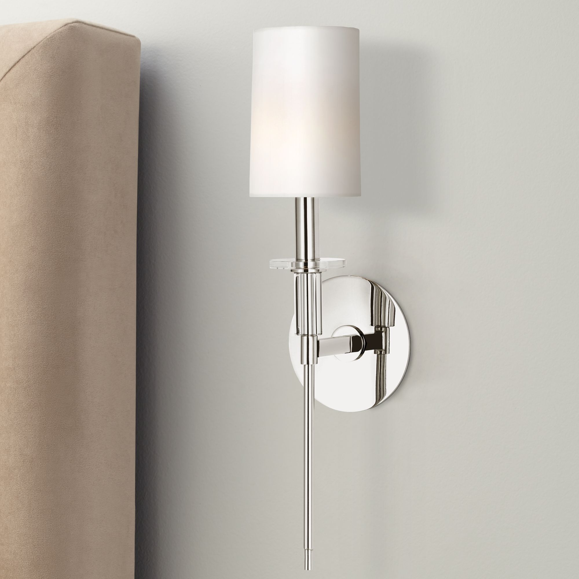 Hudson Valley Amherst Nickel 18 3/4" High Wall Sconce