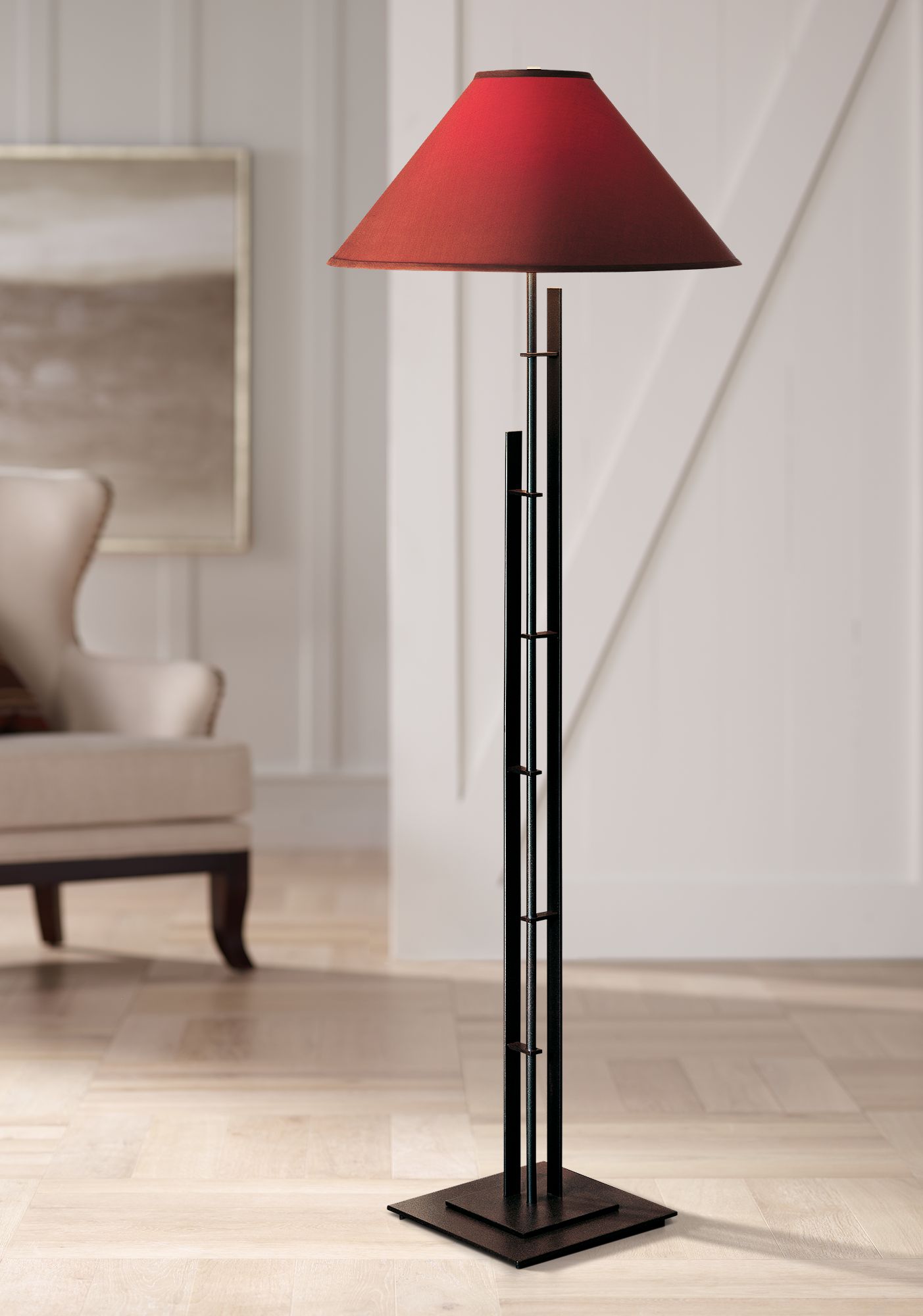 Hubbardton Forge Metra Double Floor Lamp