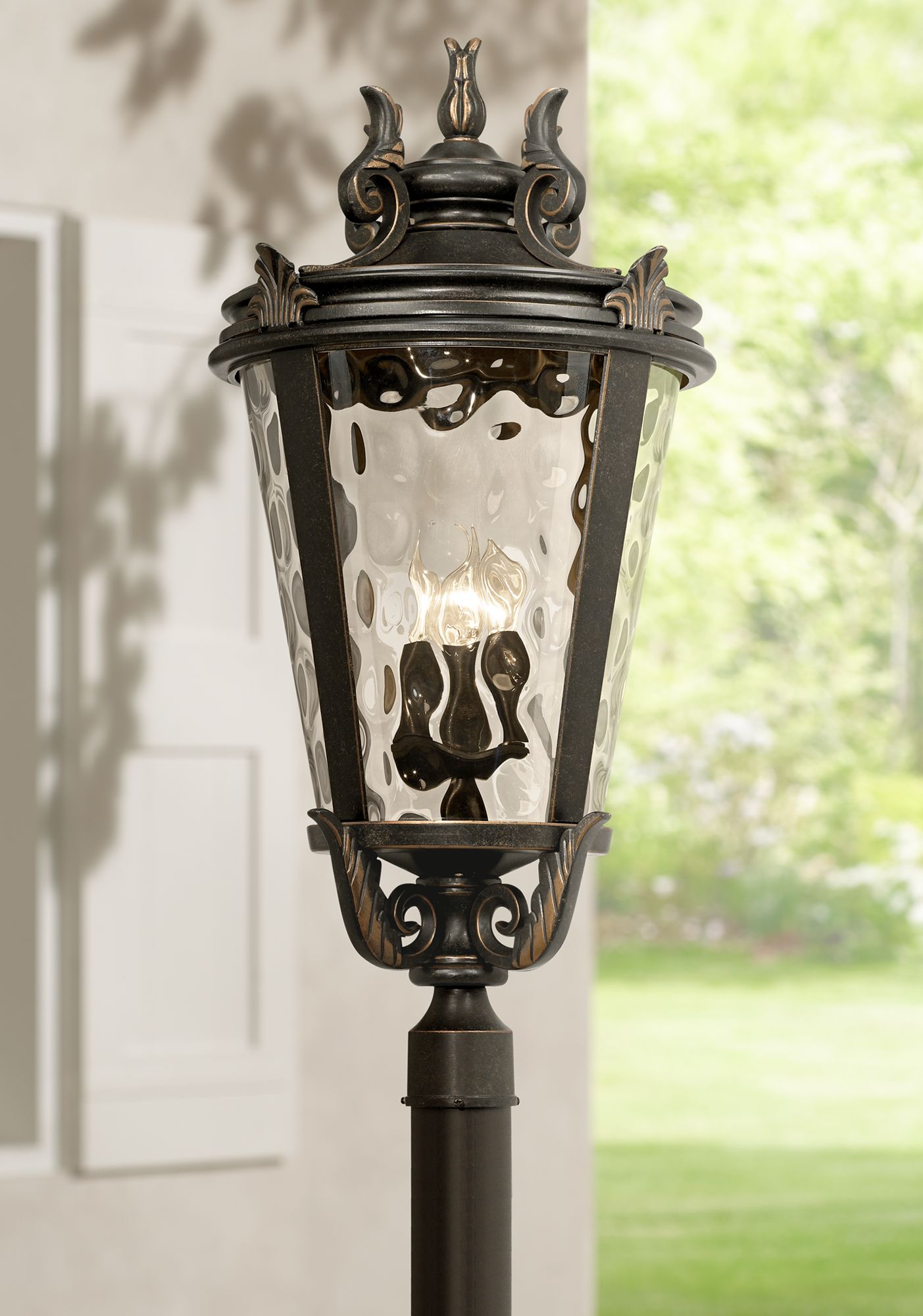 Casa Marseille 33 1/2" High Bronze Outdoor Post Light