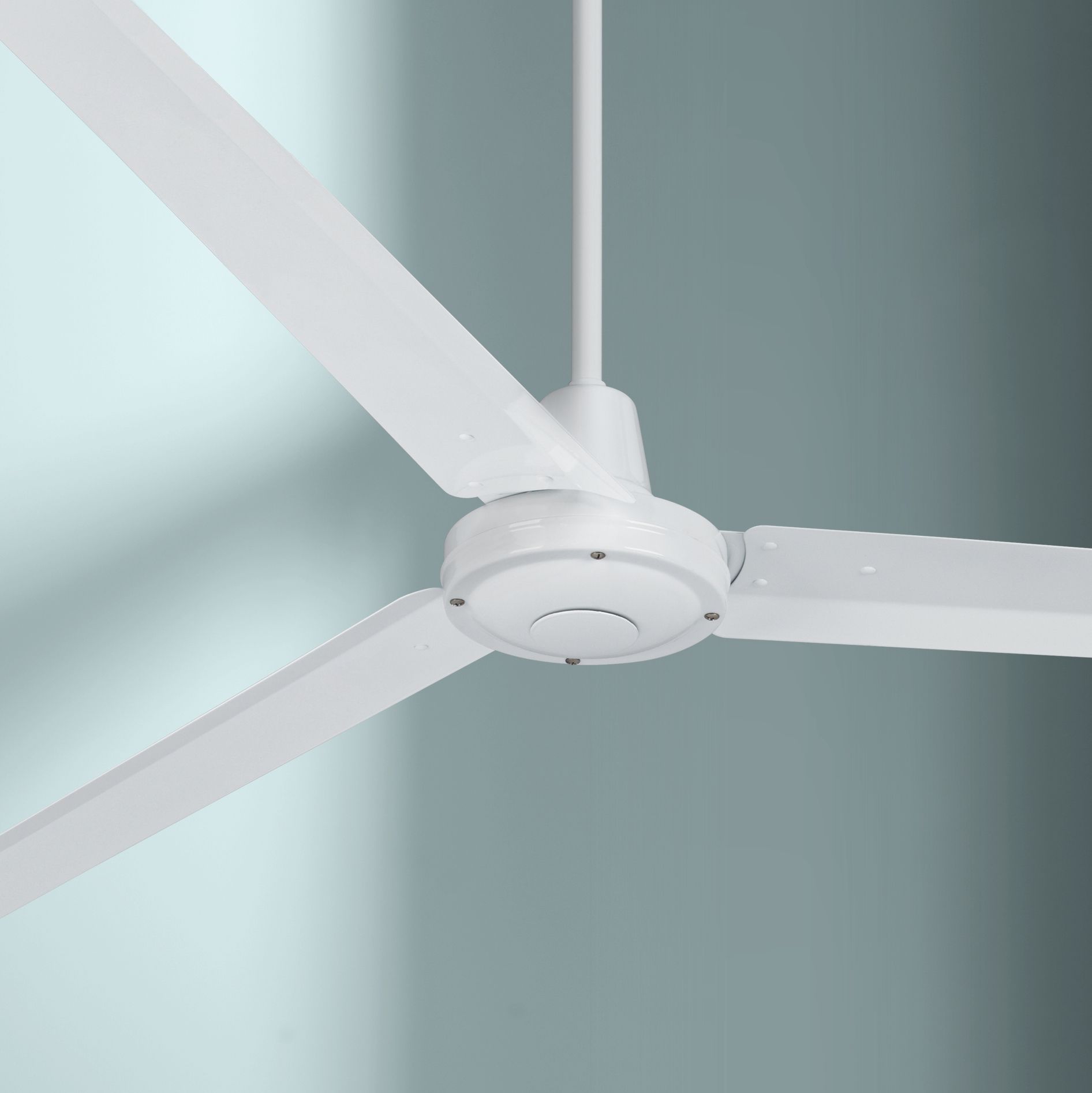60" Turbina DC White Ceiling Fan