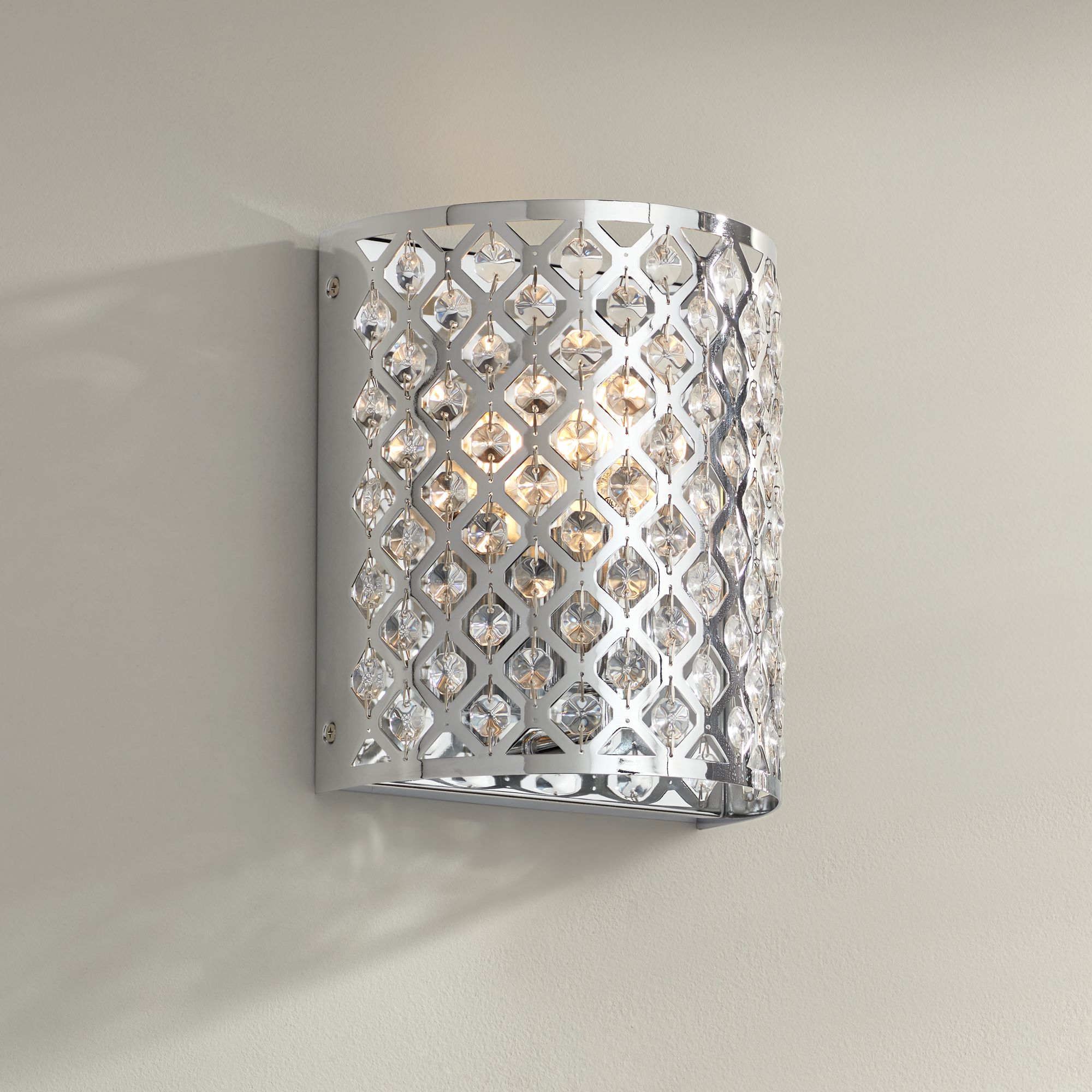 Possini Euro Design Glitz 8 1/2" High Pocket Wall Sconce