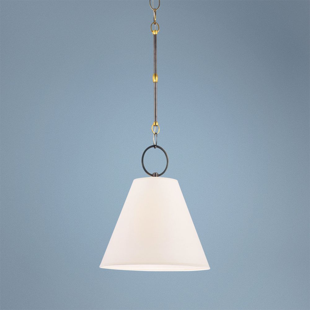 Hudson Valley Altamont 15" Wide Distressed Bronze Pendant