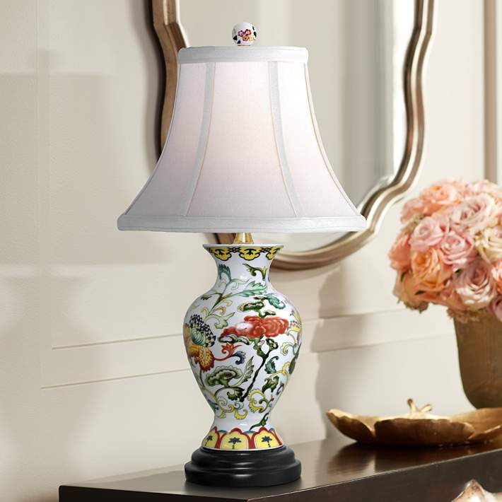 17 Set Of 2 Details about   Safavieh Lighting 29-inch Beijing Blue  White Floral Urn Lamp 