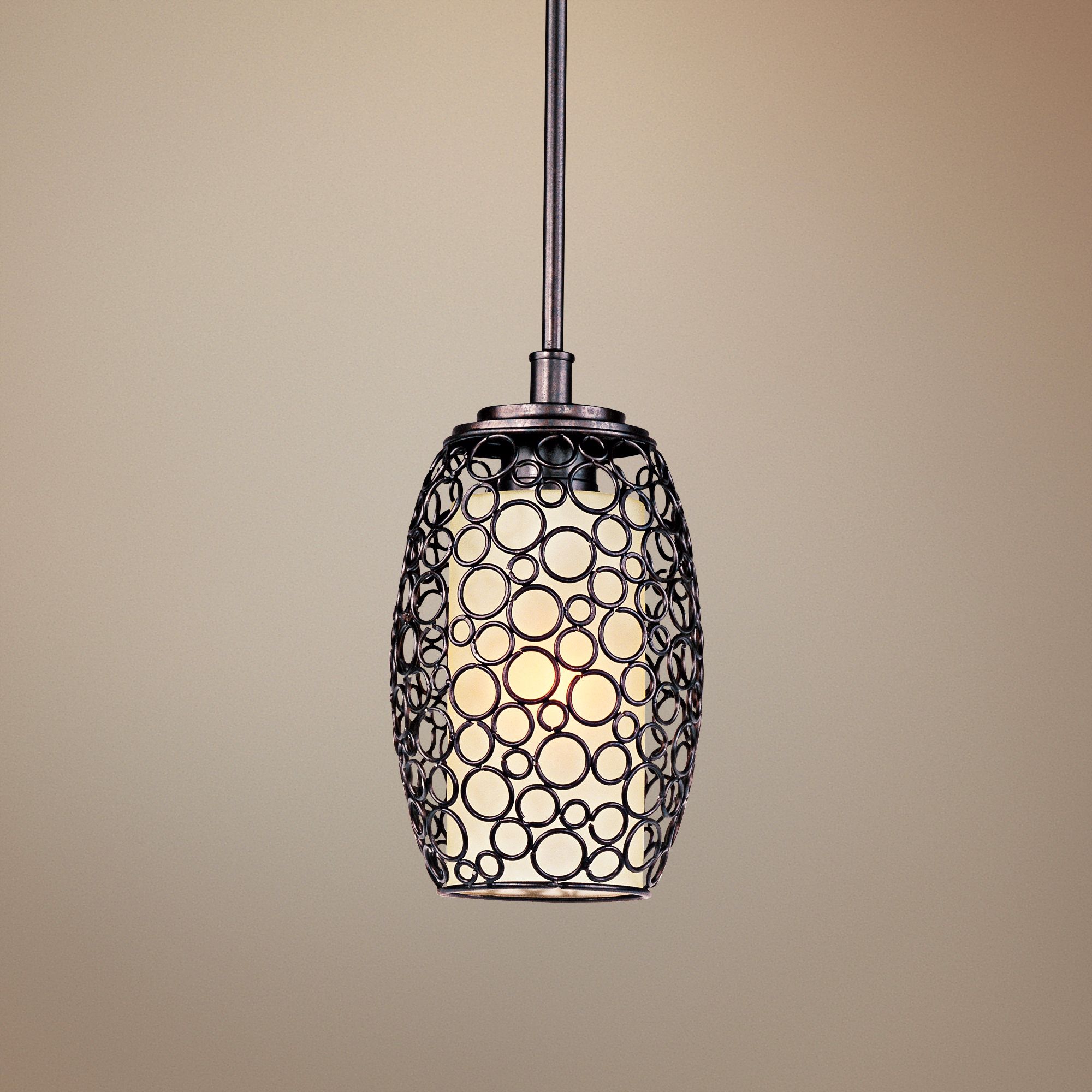 Maxim Meridian 7" Wide Umber Bronze Mini Pendant Light