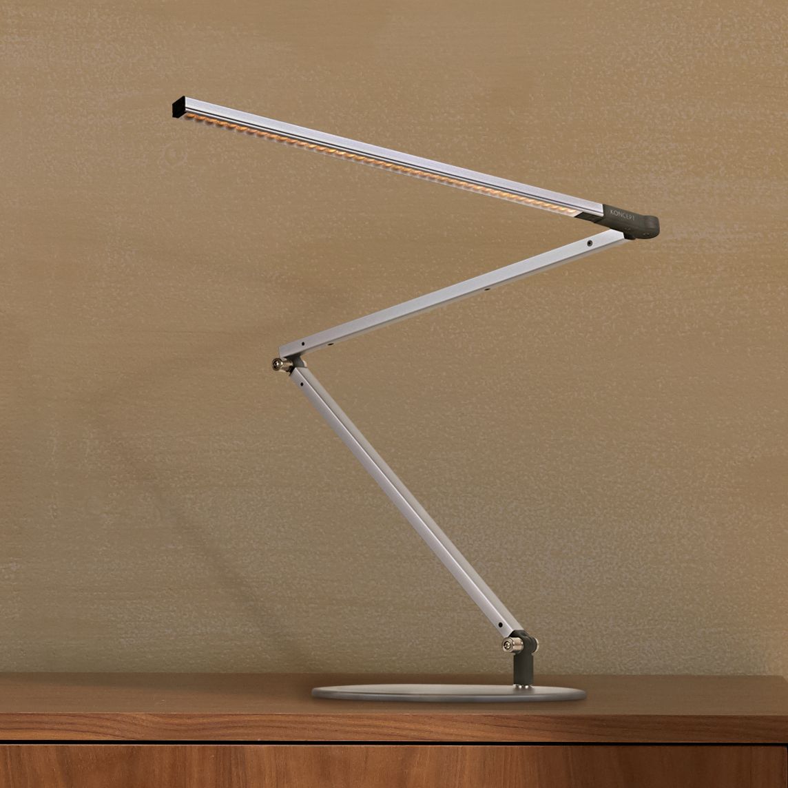 Gen 3 ZBar Silver Finish Warm LED Modern Desk Lamp with Touch Dimmer V6894 Lamps Plus