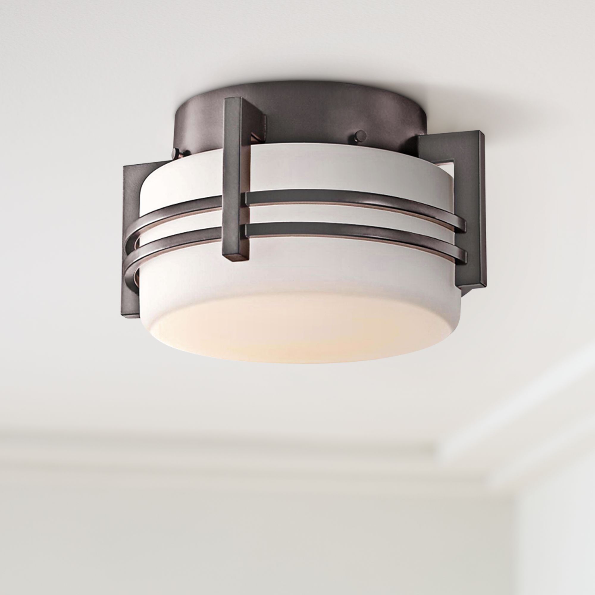 Kichler Pacific Edge 10 1/2" Bronze Ceiling Light