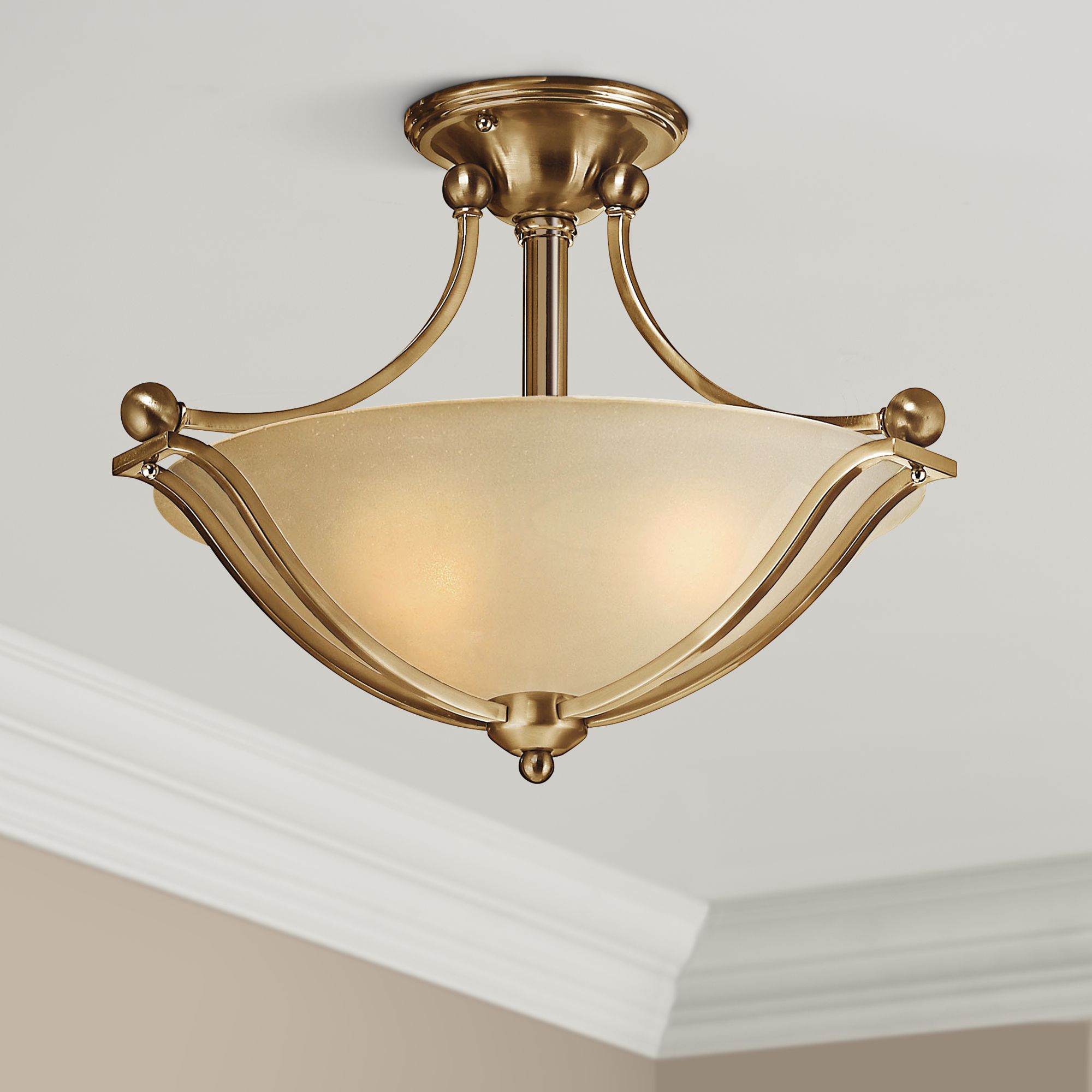 Hinkley Bolla 19 1/4" Wide Brushed Bronze Ceiling Light