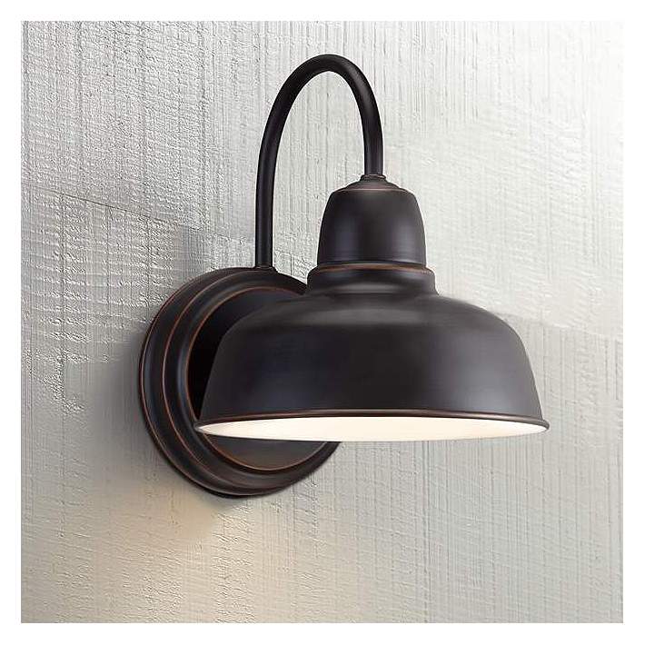 1-Light Barn Light Details about   Amabao Lighting Oil Rubbed Bronze Sconces Wall Industrial 