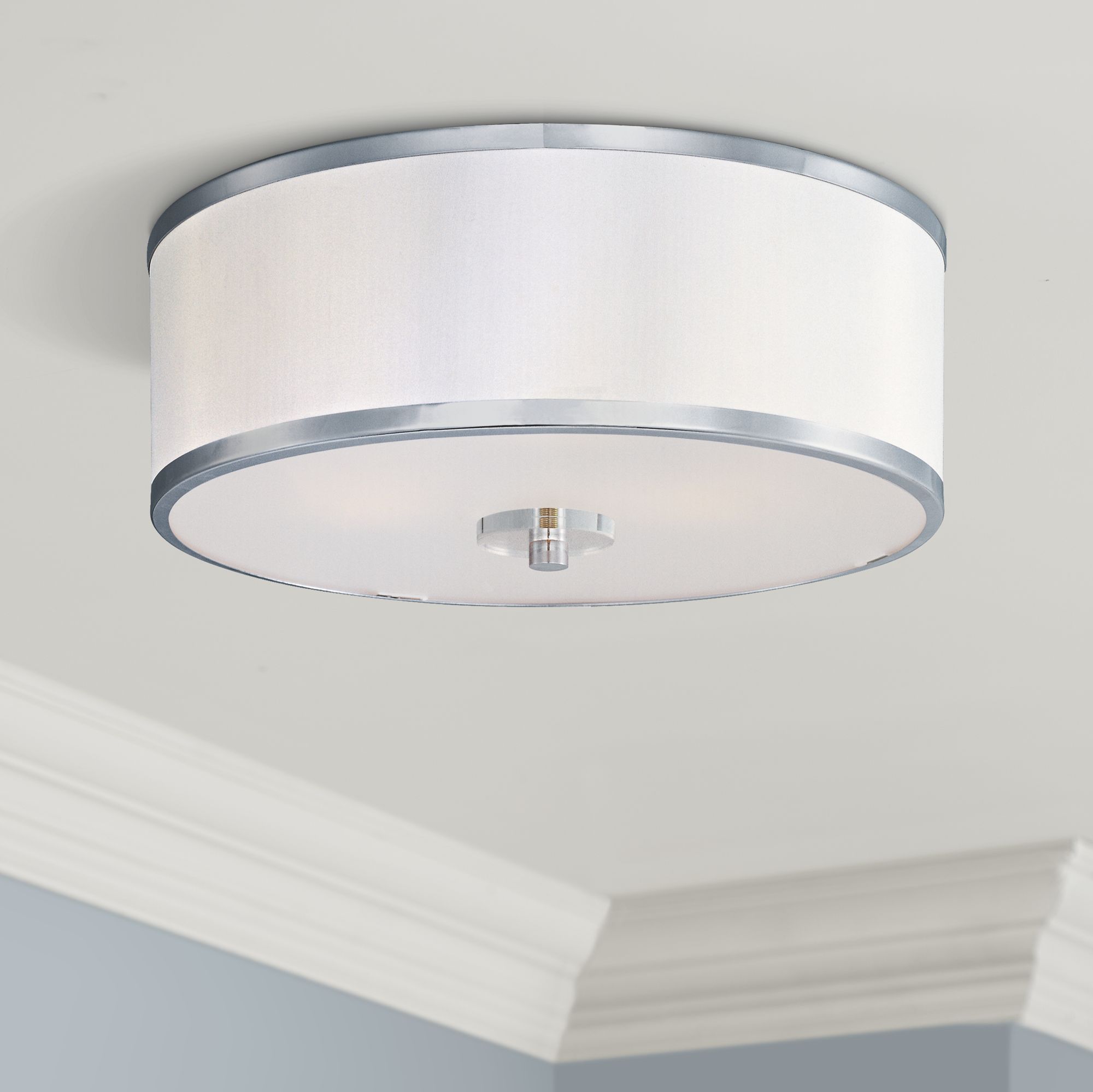 Maxim Metro Flush Mount 15 3/4" Wide Ceiling Light