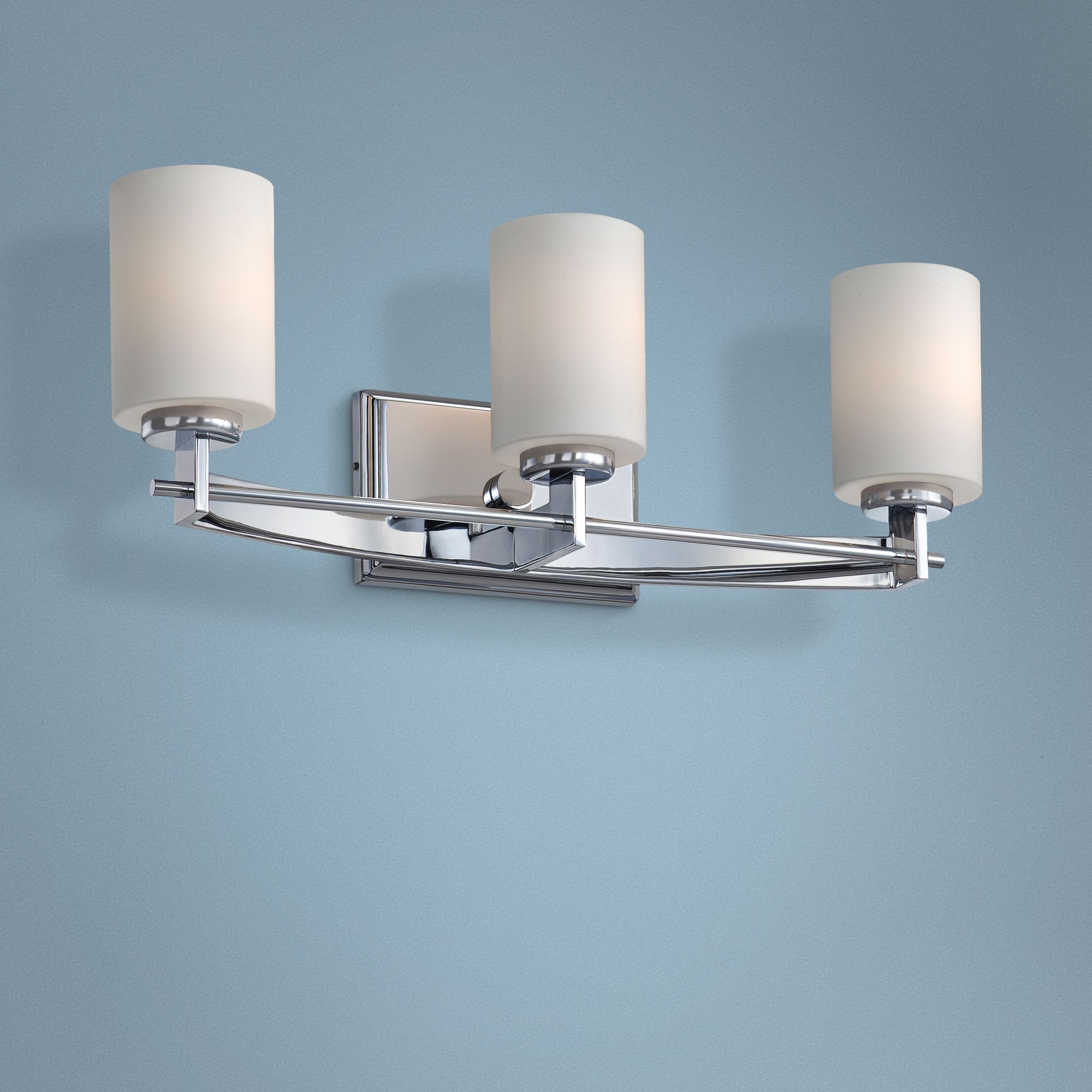 Quoizel Taylor 21" Wide Polished Chrome Bathroom Light