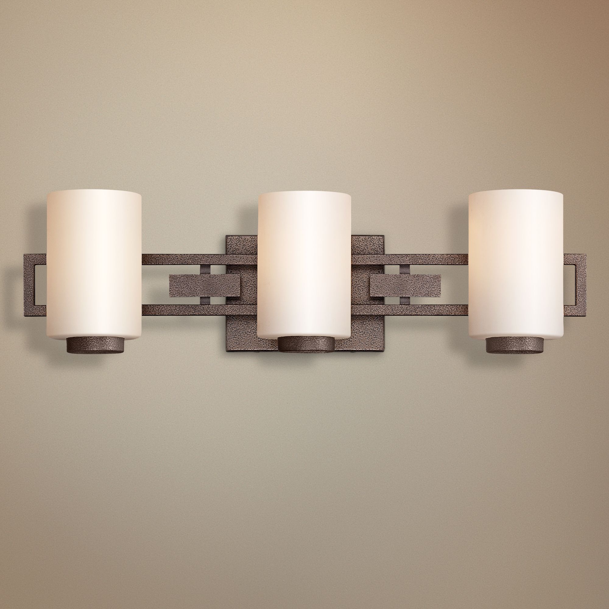 Del Ray 3-Light 24" Wide Flemish Bronze Bath Light