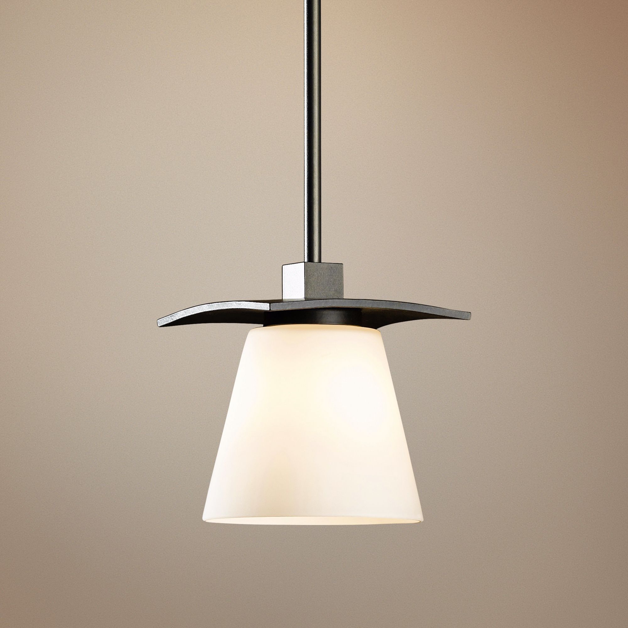 Hubbardton Forge Wren 5" Wide Stone Glass Mini Pendant