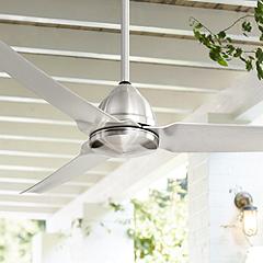 Shop 54" Minka Aire Java Nickel Indoor/Outdoor Ceiling Fan from Lamps Plus on Openhaus