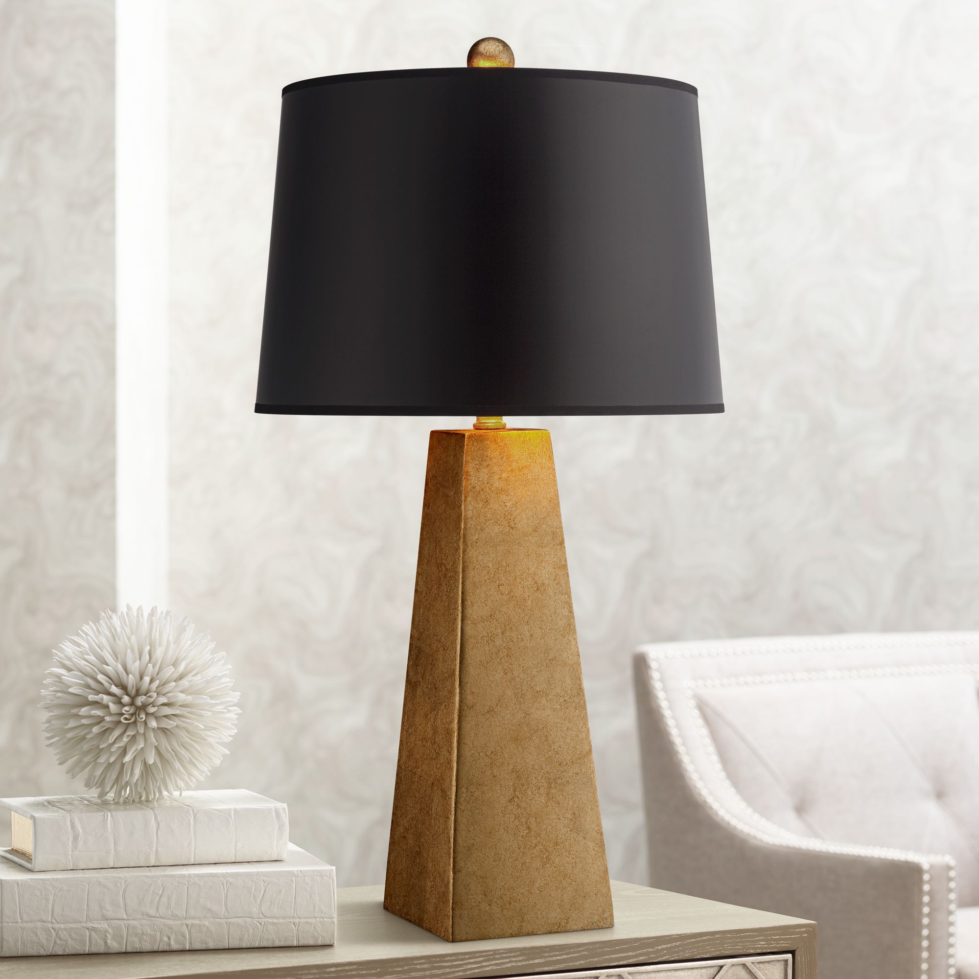 possini euro design swift modern mercury glass table lamp