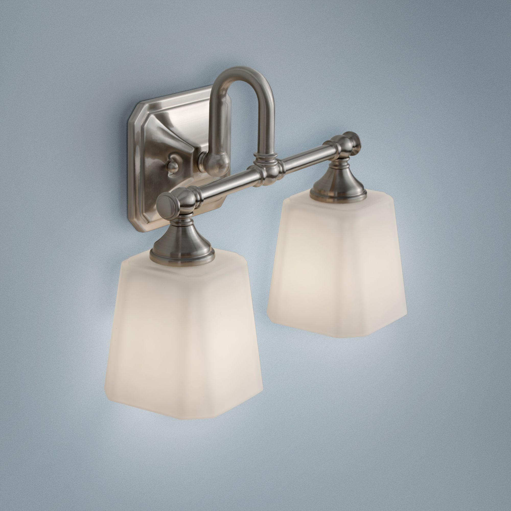 Feiss Concord 2Light 14" Wide Steel Wall Sconce X2410 Lamps Plus