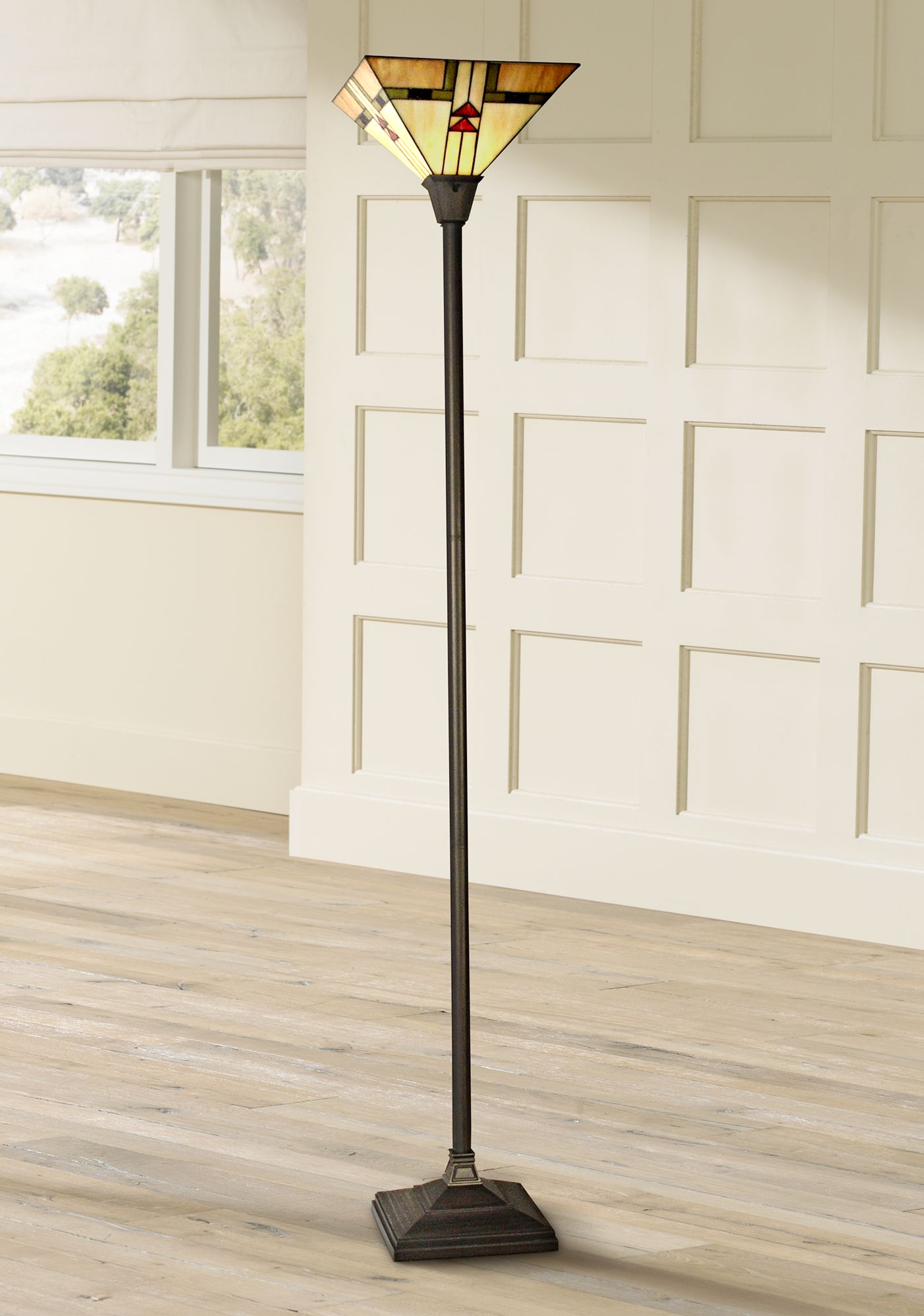 mission style floor lamps