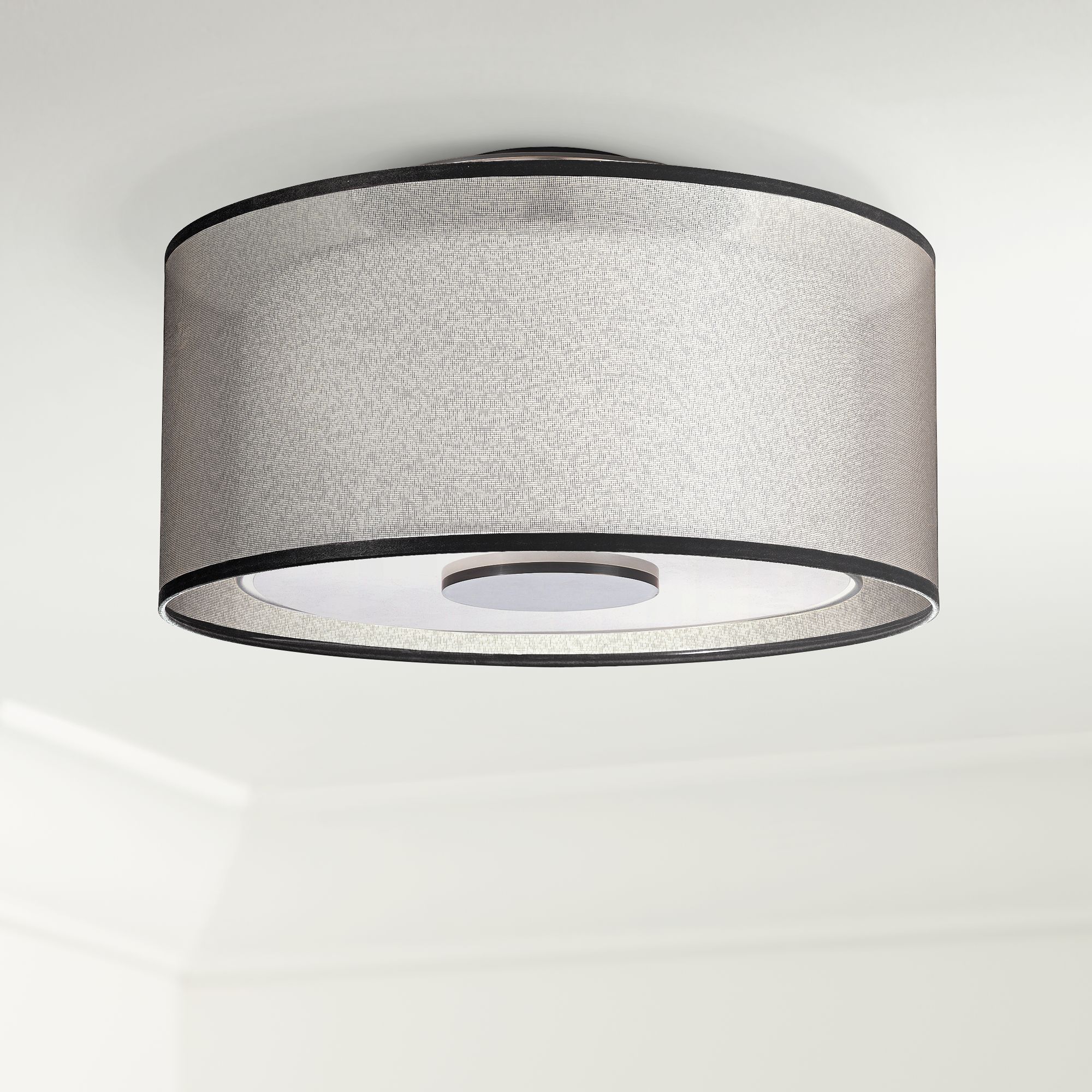 Robert Abbey Saturnia 17 1/2" Wide Bronze Ceiling Light