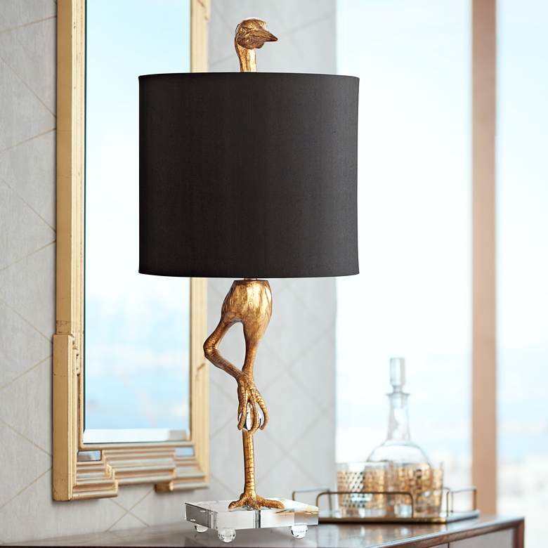Image 1 Gold Ibis Table Lamp