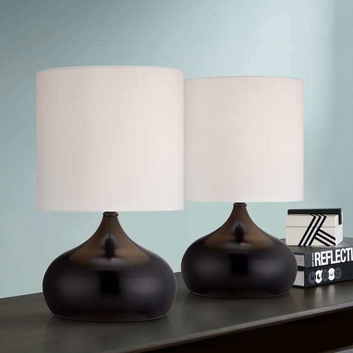 Black Small Accent Lamps, Small Accent Lamps