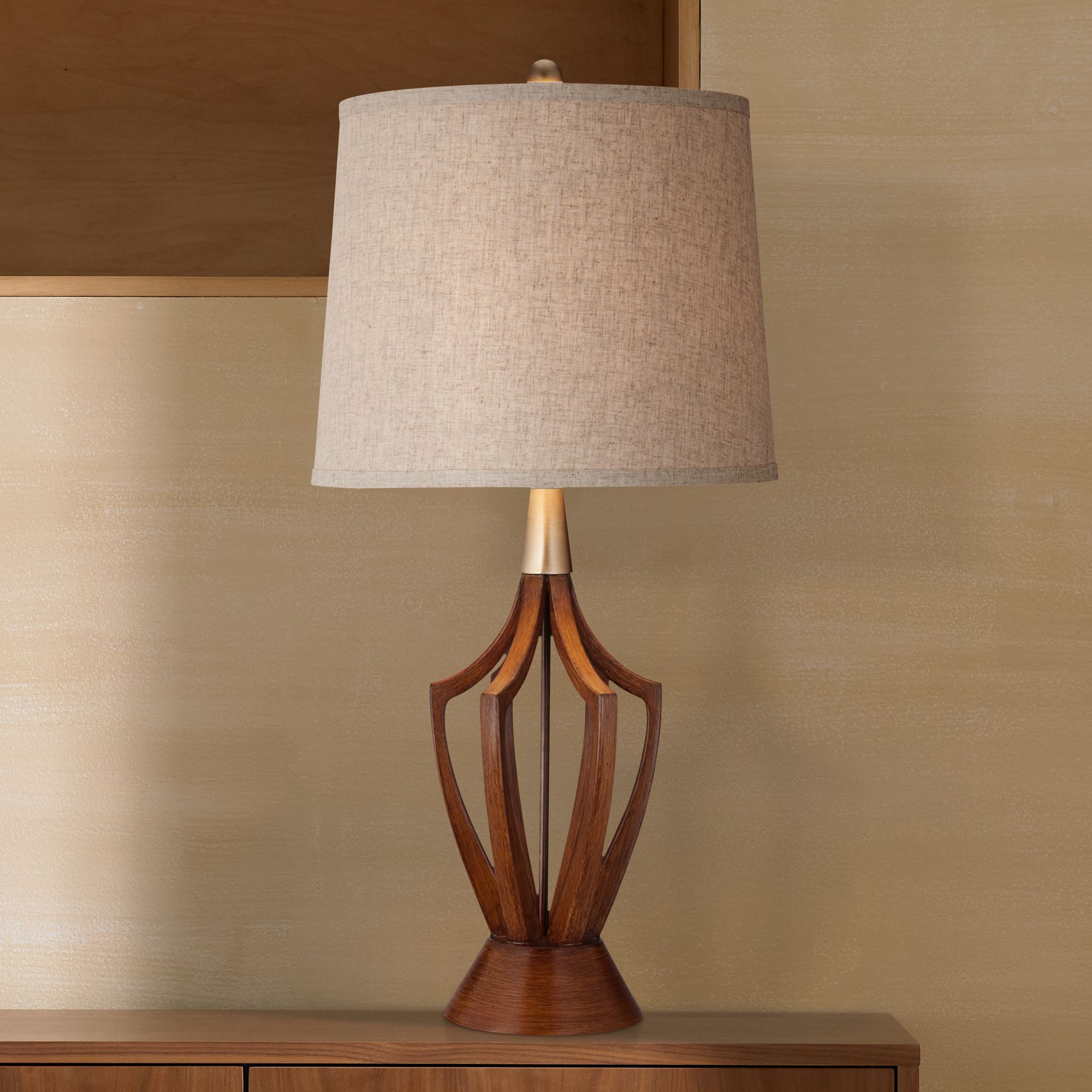 High Mid-Century Modern Table Lamp 