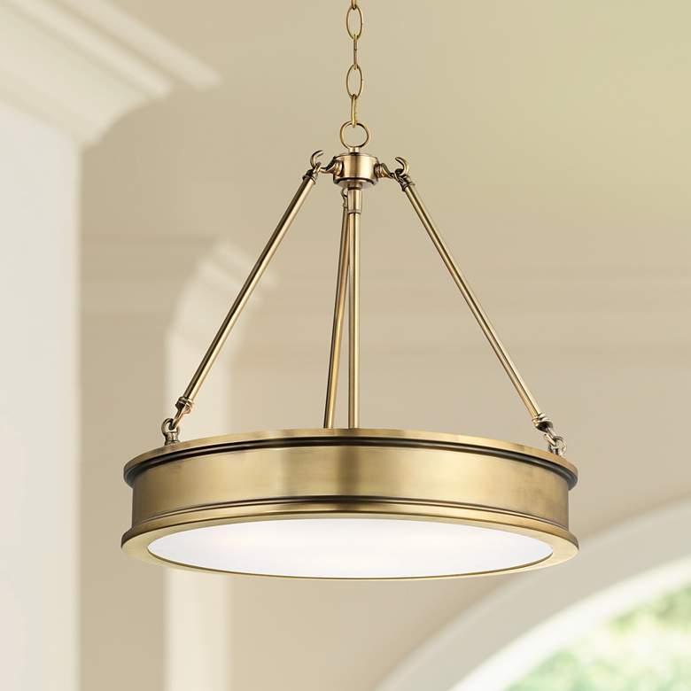 Image 2 Harbour Point 19" Wide Liberty Gold Pendant Light