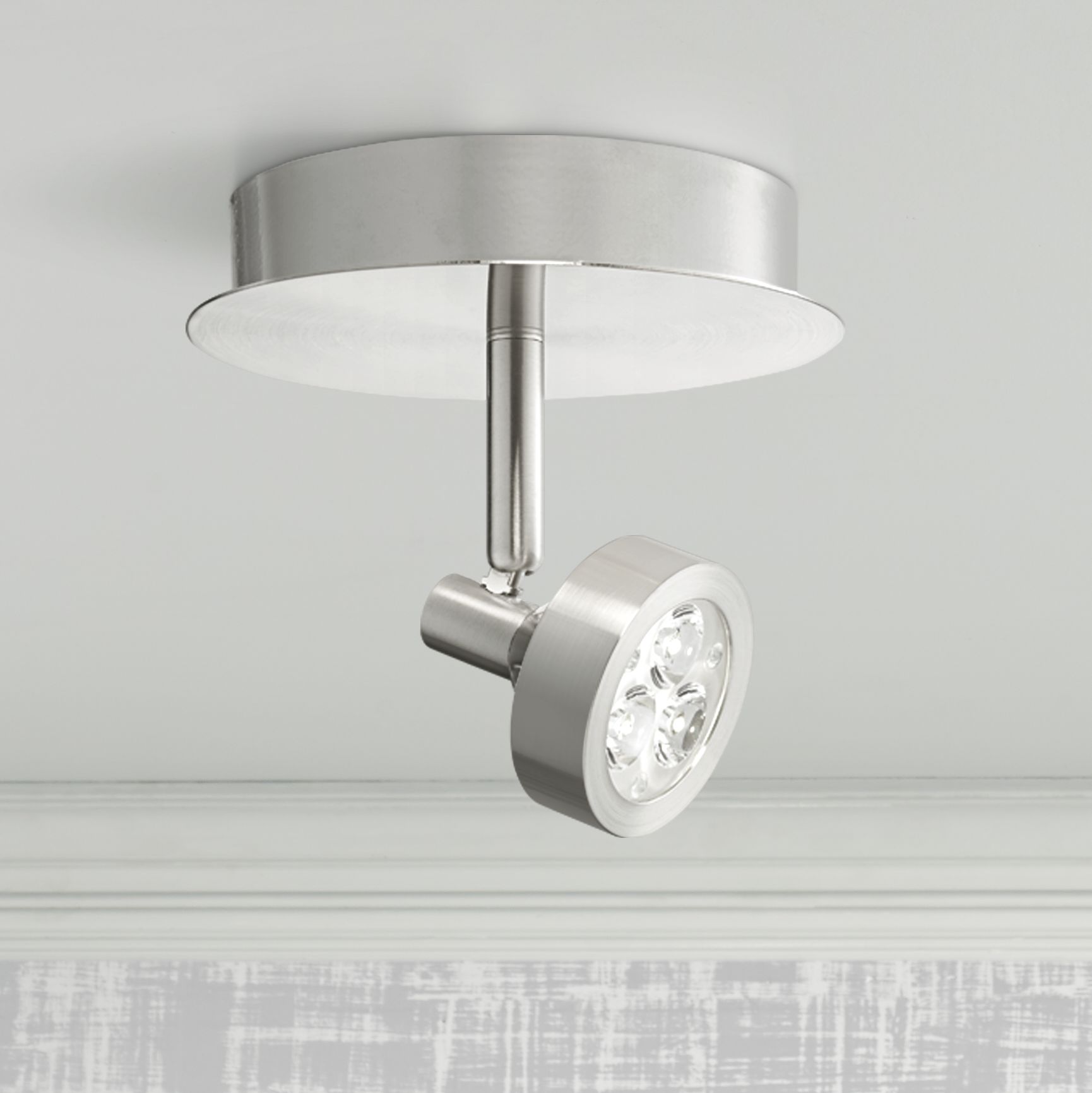 Pro Track® Tilden 1-Light Brushed Nickel LED Ceiling Light