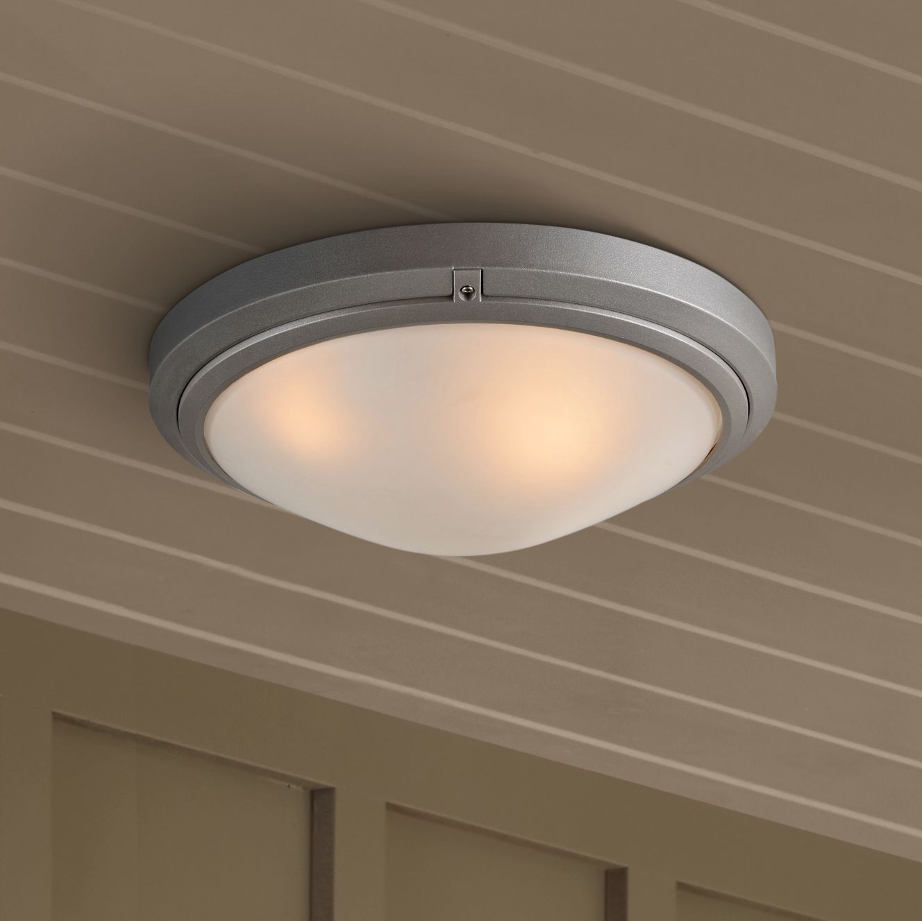 Ricci II Collection 12" Wide Bronze Outdoor Ceiling Light