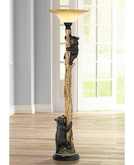 Designer Hand Painted Torchiere Floor Lamps Lamps Plus
