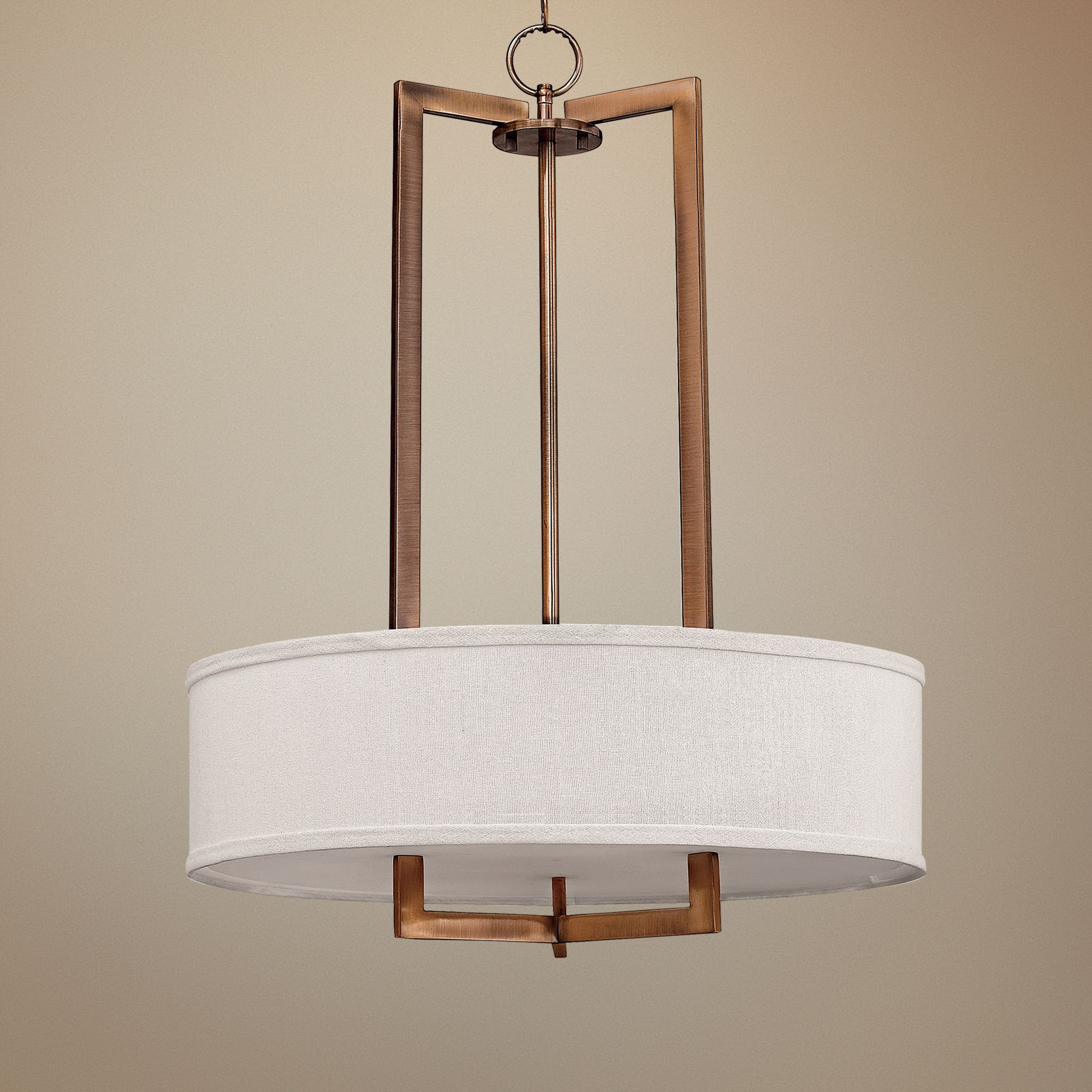 mid century modern drum chandelier