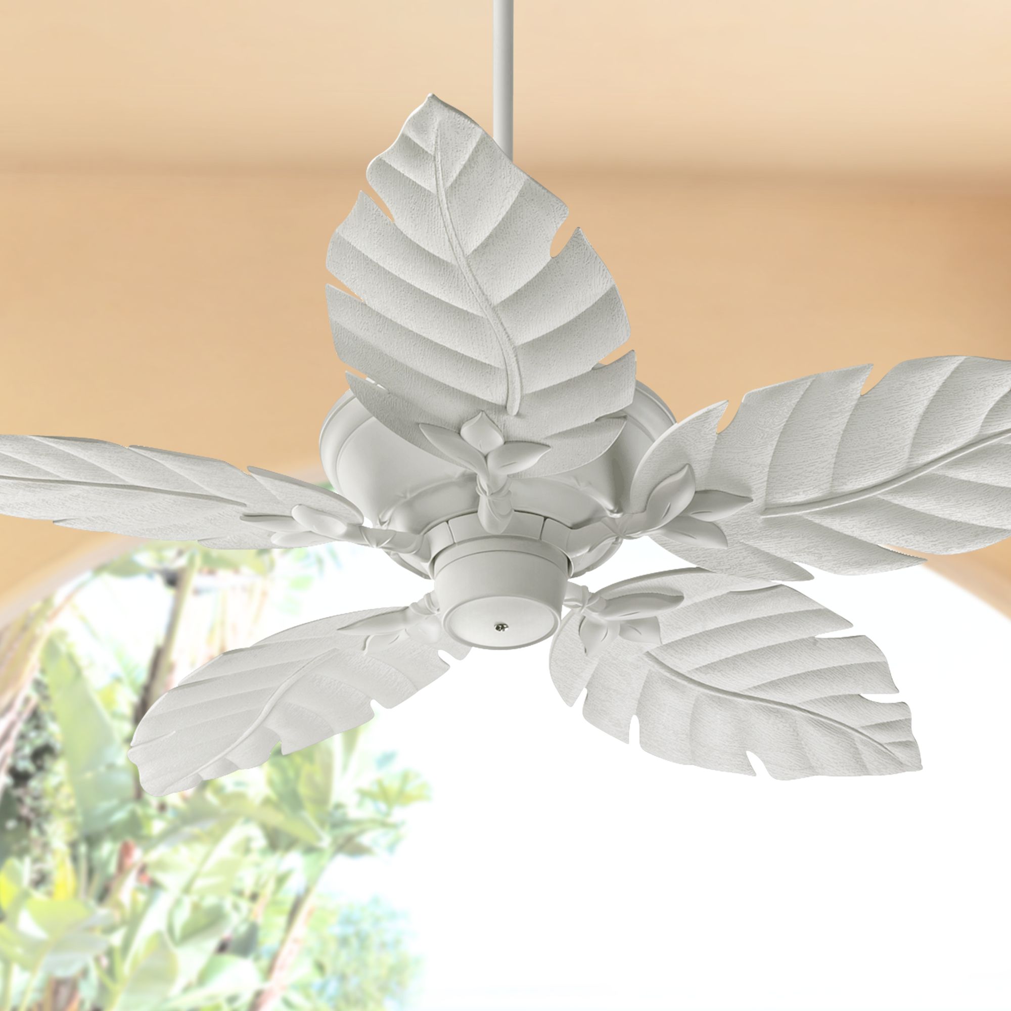 White Tropical Ceiling Fans Lamps Plus