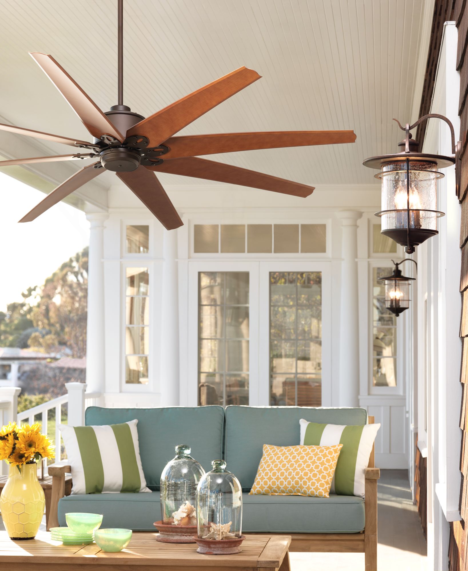 72" Predator English Bronze Outdoor Ceiling Fan - #3K535 ...