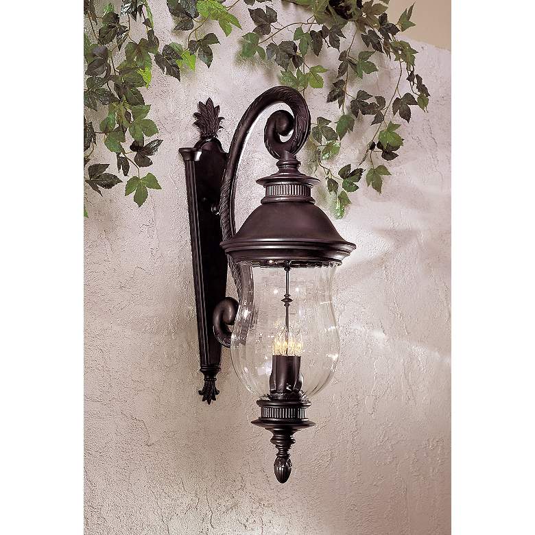 Newport Collection 34 1/4&quot; High Outdoor Lantern in scene
