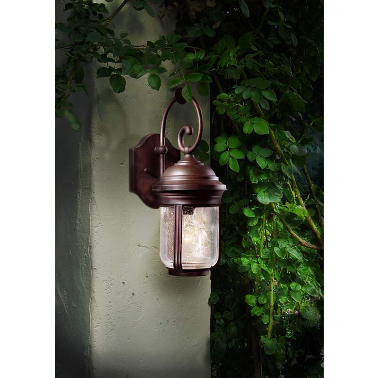 Amherst Collection 16 3/4&quot; High Outdoor Lamp in scene