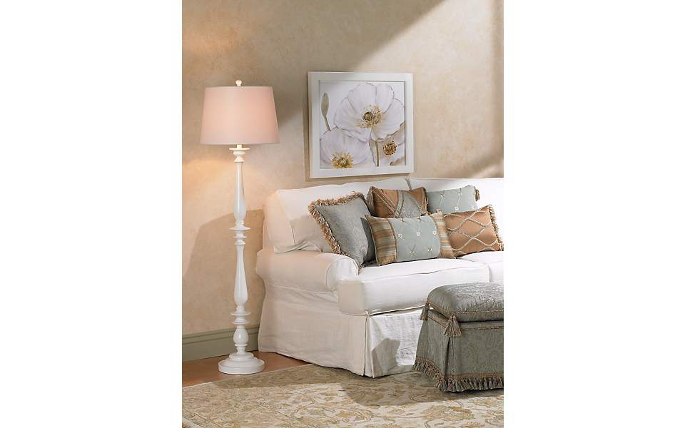 White Floor Lamps For Living Room