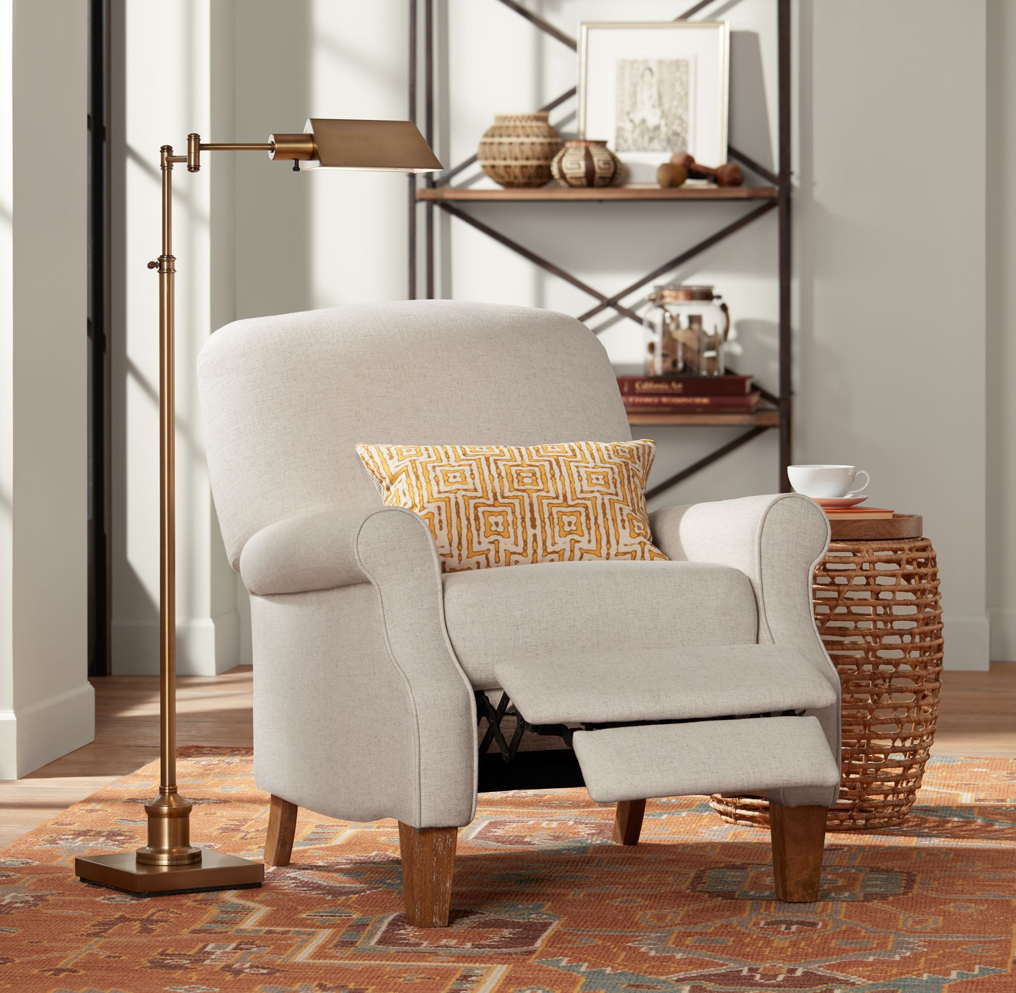 Le Grand Push Back Recliner Chair 9D280 Lamps Plus