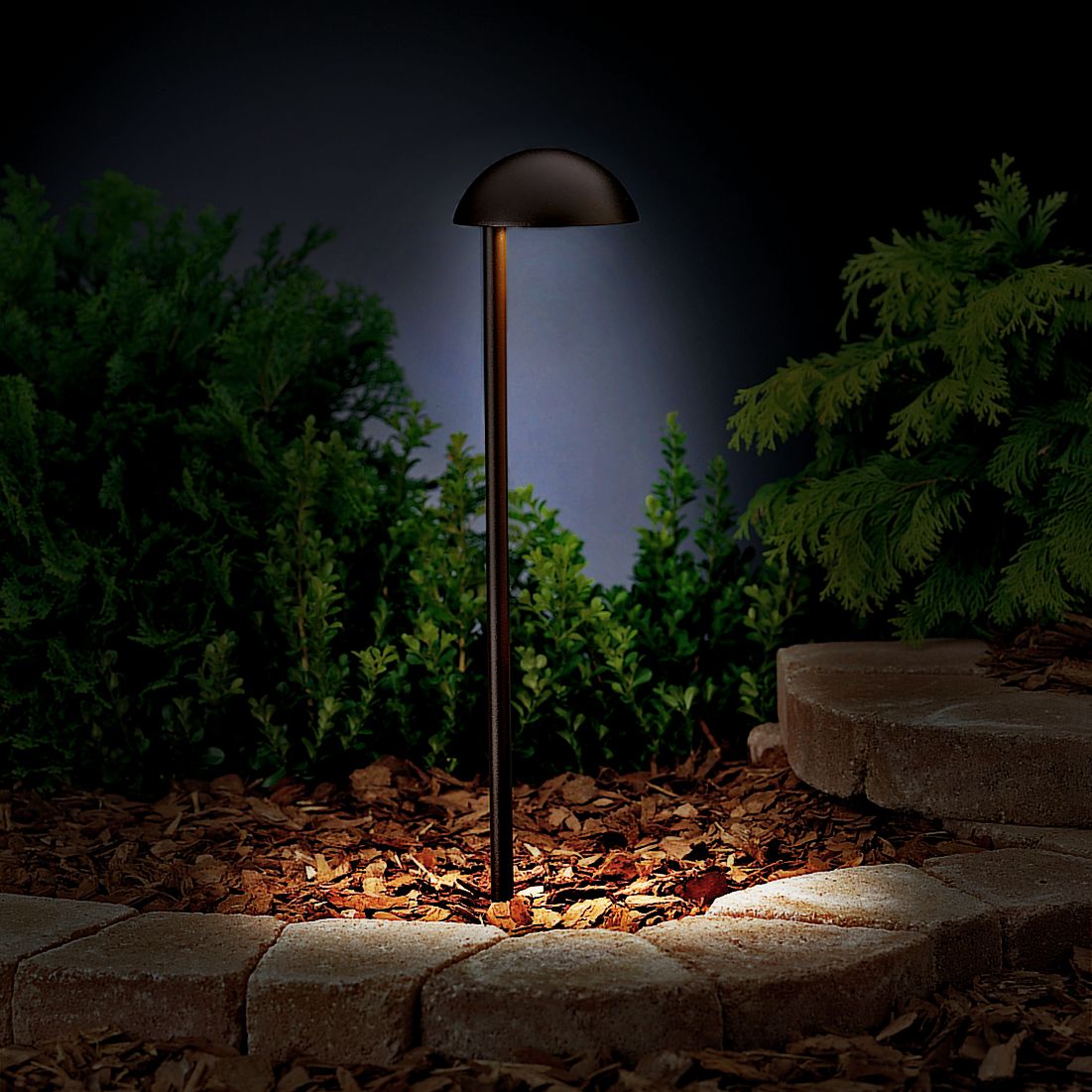 Kichler Bronze Side Mount Eclipse Low Voltage Path Light 09765 Lamps Plus