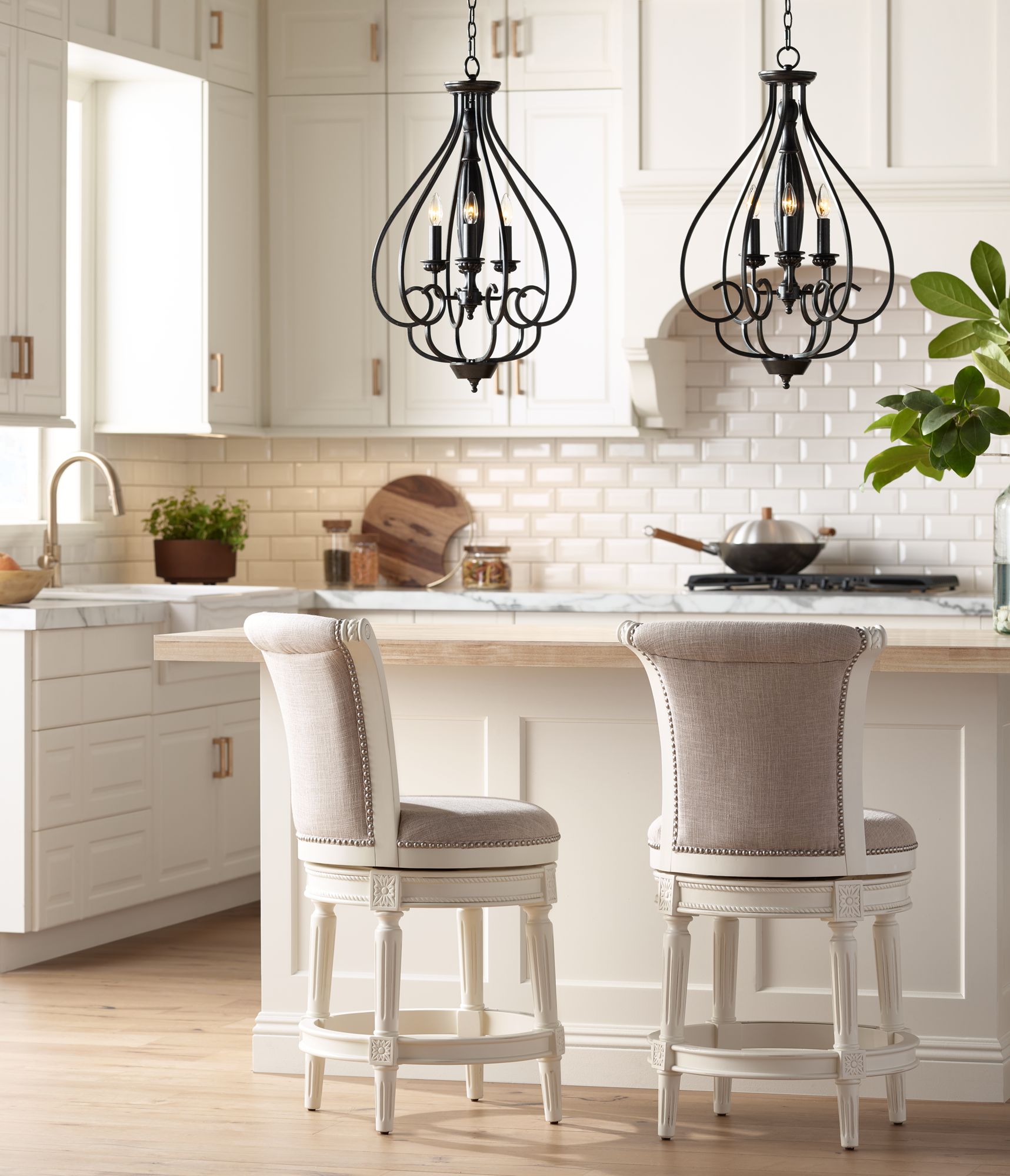 Kitchen Island Lighting Chandelier and Island Lights Lamps Plus