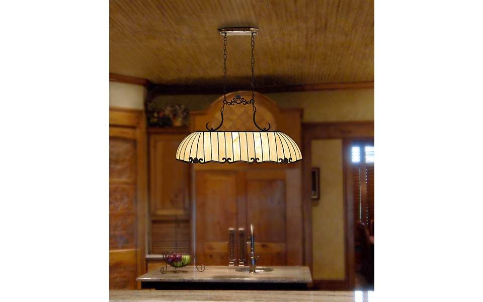 tiffany-style kitchen island lighting