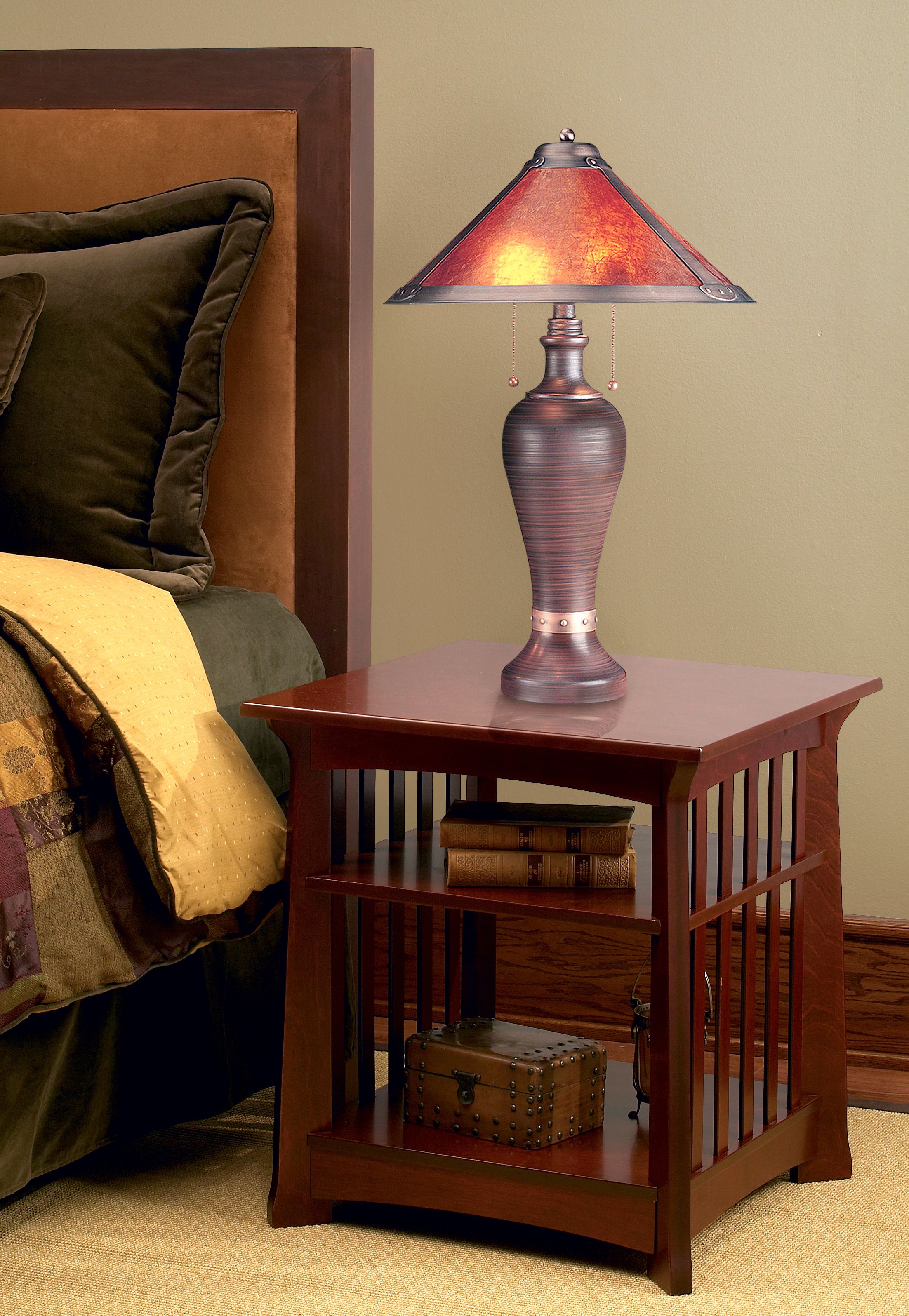 Prairie Style 20 High Pillar Accent Table Lamp 63895 Lamps Plus   50769scene1.fpx