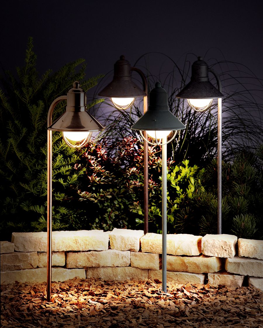 Kichler Olde Brick Low Voltage Landscape Lantern 53612 Lamps Plus