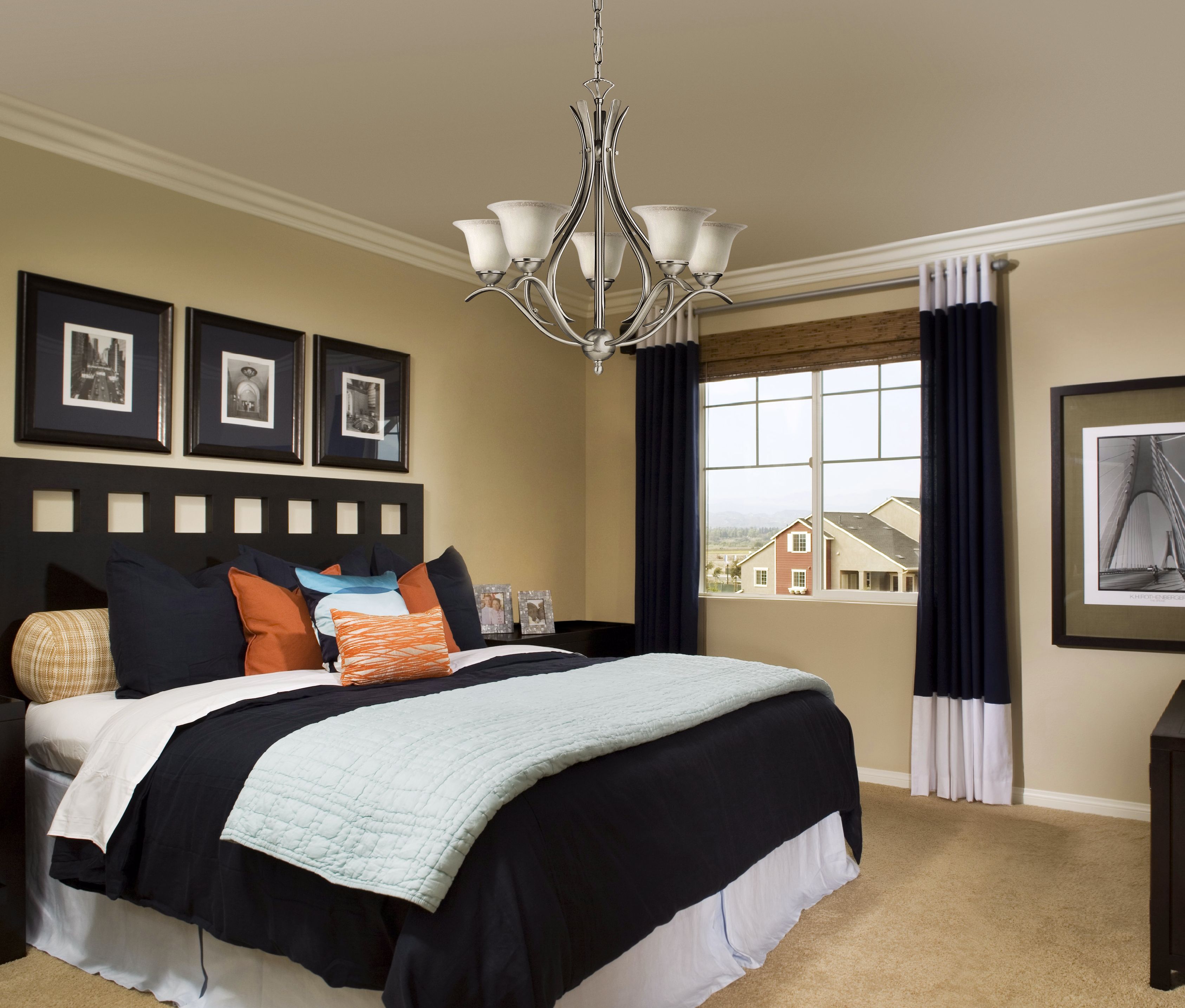 Dover Collection 24 W Brushed Nickel Five Light Chandelier 63443 Lamps Plus