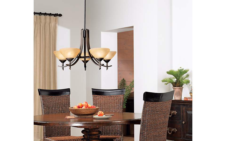 Bronze And Silver Dining Room Chandeliers