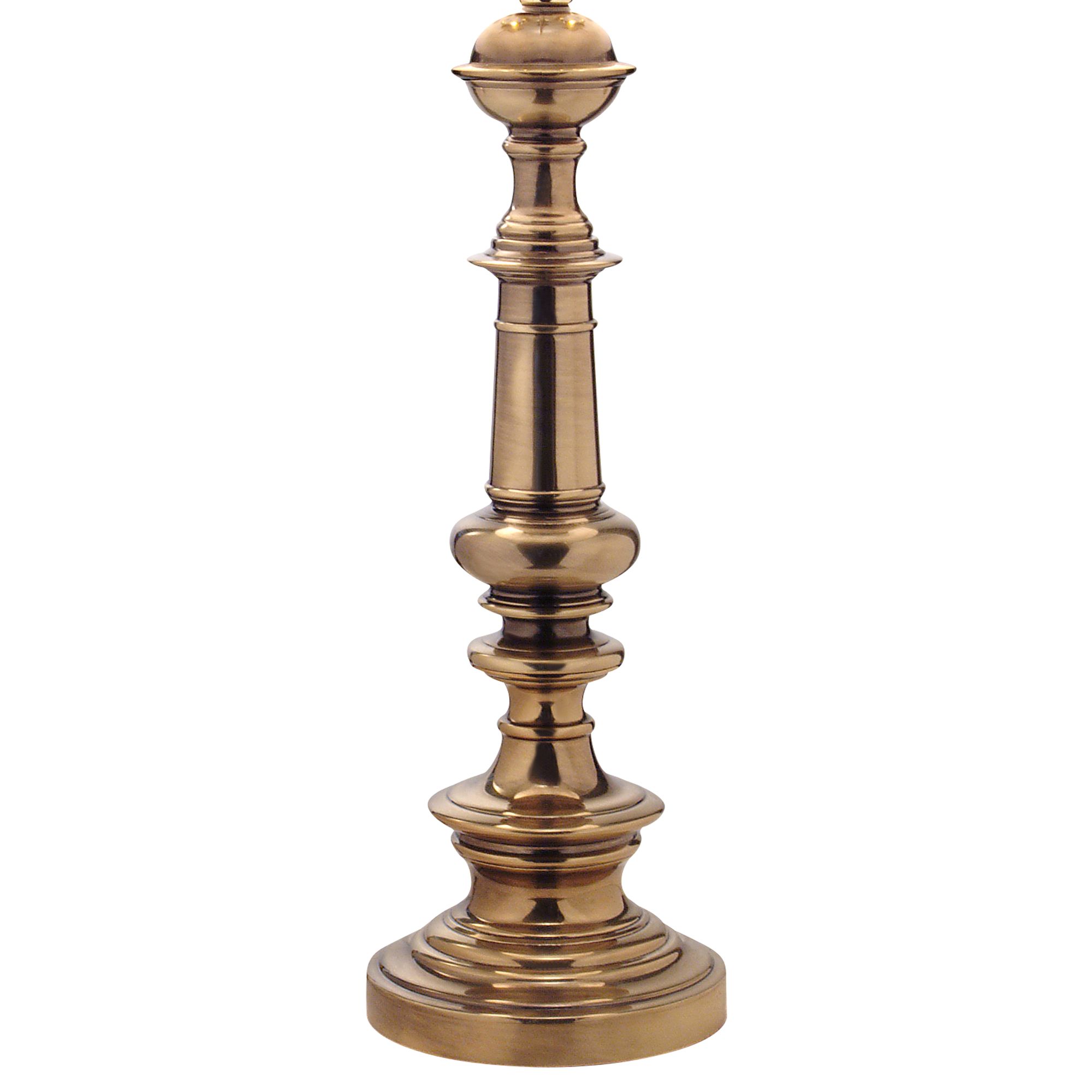 Stiffel Brass Finish Traditional Table Lamp with Dimmers 055D0