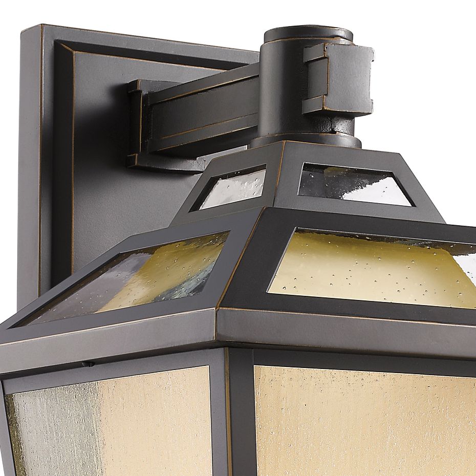 Memphis 16 3/4" High OilRubbed Bronze Outdoor Wall Light 079J0