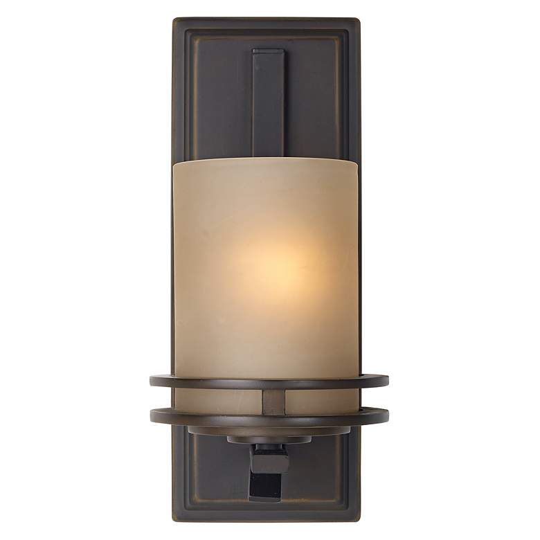 Hendrik Bronze 12&quot; High Wall Sconce more views