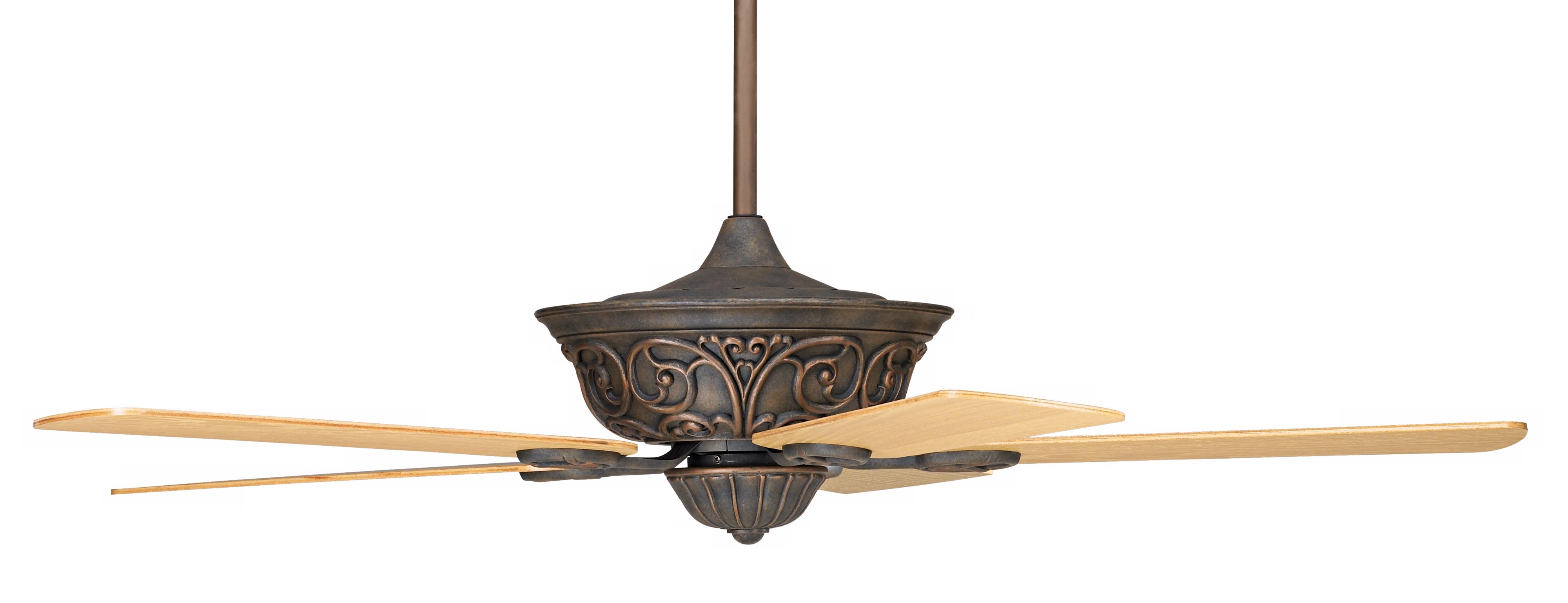 52" Casa Contessa Bronze Light Oak Blades Ceiling Fan 11G41 Lamps Plus
