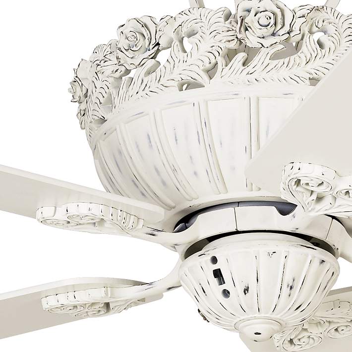 52 Casa Chic Rubbed White Ceiling Fan
