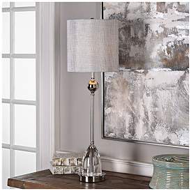 Uttermost Gallo Polished Nickel Tall Goblet Table Lamp more views