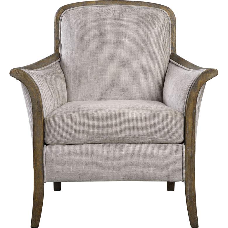 Image 6 Uttermost Brittoney Taupe and Stone Accent Armchair more views