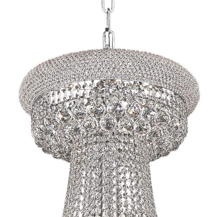Primo 36 Wide Royal Cut Clear Crystal, 36 Wide Crystal Chandelier
